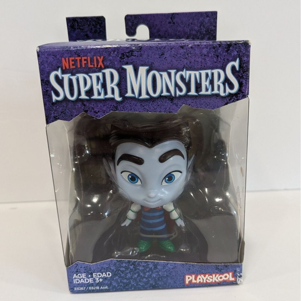 Netflix Super Monsters Drac Shadows 4" Collectible Figurine‎ NIB